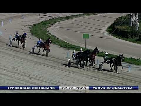 Aversa trotto 7 Gennaio 2023 - Prova di qualifica