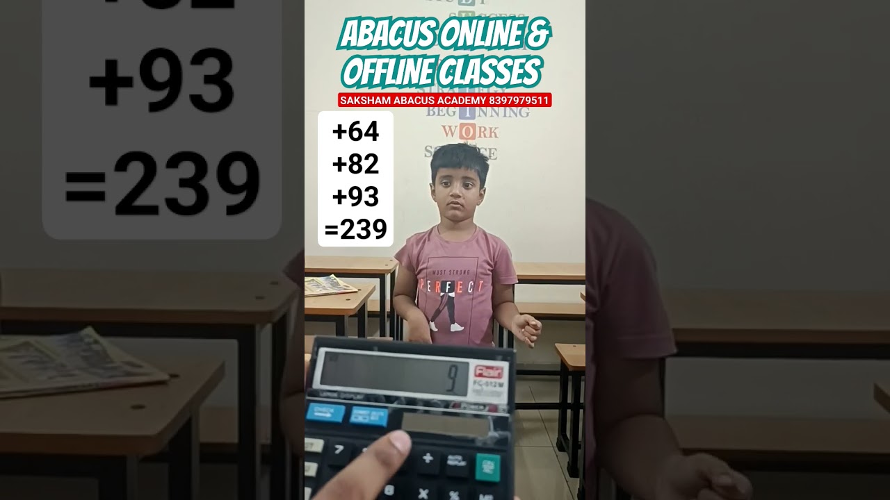 Abacus Level 2 Oral Practice Video | Addition & Subtraction | #maths #learning #kids #best #study