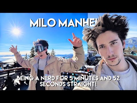 Milo Manheim Being A Nerd For 5 Minutes And 52 Seconds Straight!