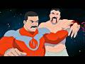 Thragg Vs Invincible Omni Man Thaedus Battle Beast Full Fight Invincible Season 4 Episode 7