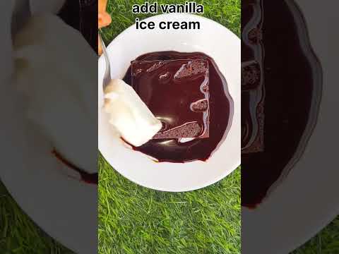 💕 Instant Brownie With Ice-cream at home 😋#trending #viral #homemade #withoutoven#recipe