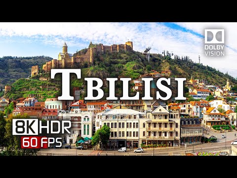 Tbilisi, Georgia 🇬🇪  Stunning Aerial Film in 8K Ultra HD HDR