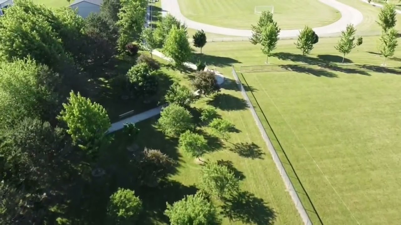 Centennial Park PainCourt Ontario Canada by drone.