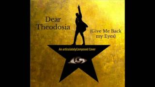 Cover art for Dear Theodosia, but she won't give back his eyes