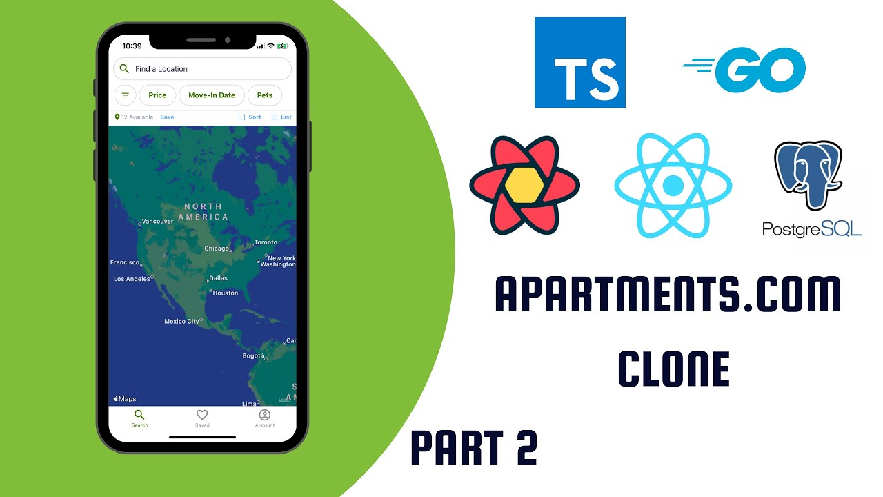 React Native Apartments.com Clone - Animated Header and React Native Maps - Part 2