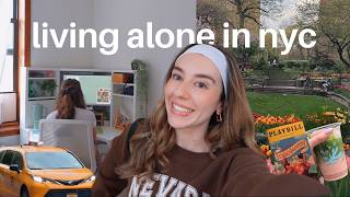 a realistic week in nyc living alone *1 hour vlog + exciting announcement*
