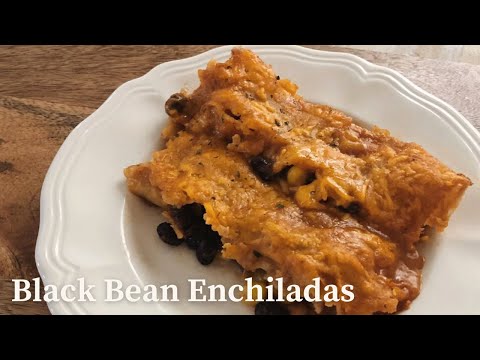 Mexican Black Bean Enchiladas | Vegetarian