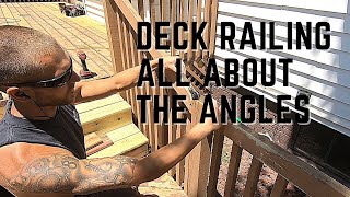 Deck Railing, obtuse angles, tips/ tricks