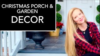 My Christmas Porch and Garden Decor