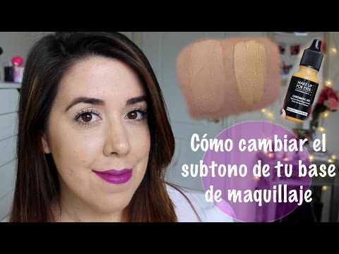 Como cambiar el Subtono de tu Base de Maquillaje Video