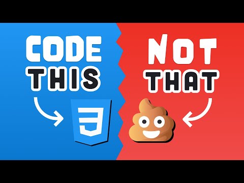 10 CSS Pro Tips - Code this, NOT that!