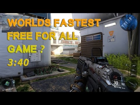 Black Ops 3 Fastest Free For All Match ? (Call of Duty BO3 Gameplay)