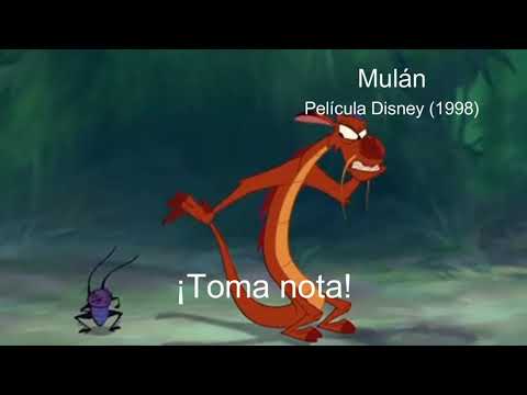 Ejercicio de Doblaje con Subtítulos - Mulan 1998