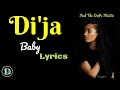 Di'ja - Baby (Lyrics)