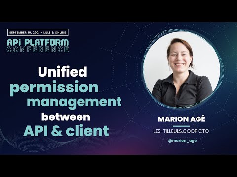 Marion Agé - Unified permission management between API and client