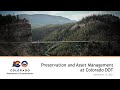 Preservation and Asset Management at Colorado DOT - Natasha Butler, Colorado DOT - S4B-4