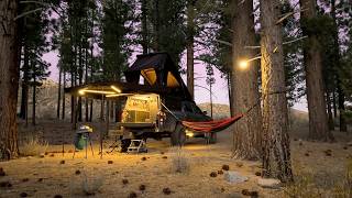 Escaping the Daily Grind: Solo Off-Grid Camping in Big Bear, CA
