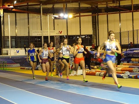 800m TCF - F1 - Championnats régionaux en salle Espoirs Seniors EAUBONNE, 20/01/2018