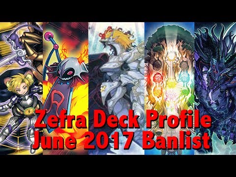 Yu-Gi-Oh! Zefra Deck Profile June 2017 - Post Norden Ban