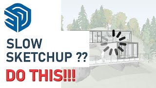 Make your SketchUp Model 10x faster under 2 minutes | Fix Lagging Issues