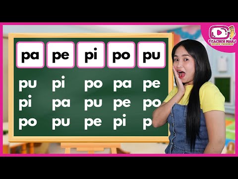MATUTONG BUMASA NG ABAKADA PART10 | PA PE PI PO PU | TEACHER MARJ ONLINE TEACHING