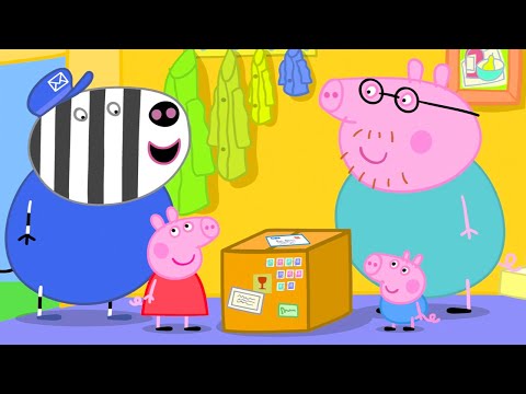 Capa de O que é que está no pacote da Peppa? | Peppa Pig Português Brasil Episódios Completos
