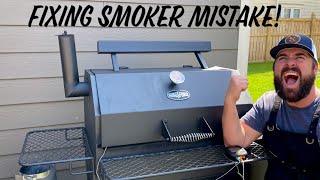Offset Smoker - Fixing A Beginners Mistake!