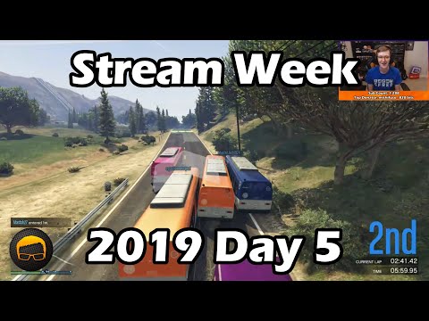 Stream Week 2019 Day 5! Classic Sunday GTA Shenanigans, Racing & Gfred!