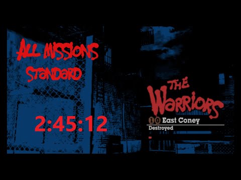 The Warriors Speedrun, All Missions, Standard, Solo 2:45:12