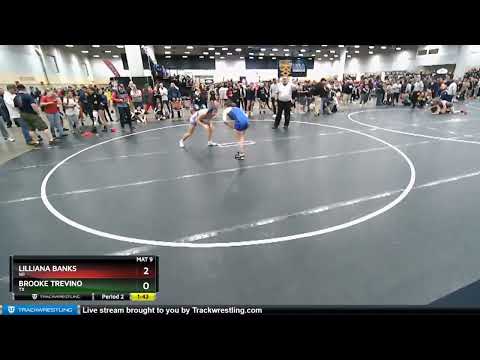 127 Lbs Cons. Round 3 - Lilliana Banks, WI Vs Brooke Trevino, TX 0243