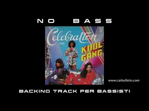 Celebration Kool & The Gang NO BASS backing track per bassisti Suona tu il Basso (Bassless)