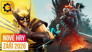 NOVÉ HRY ZÁŘÍ 2026: The Blood of Dawnwalker, The Witcher 3 remaster, M