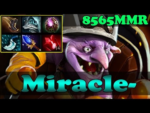Dota 2 - Miracle- 8565 MMR Plays Timbersaw Vol 6 - Ranked Match Gameplay!