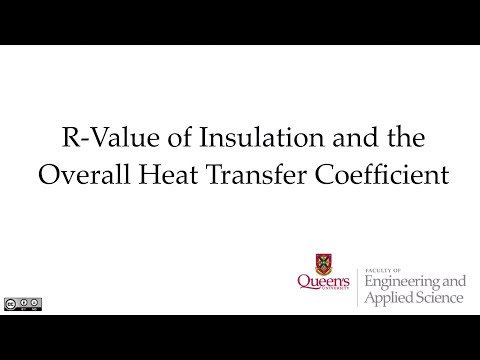 R Value and Overall Heat Transfer Coeff