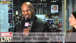 Mike Tyson Interacts With Some Fans from the Marvel Skybox at NYCC 2014