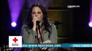 Sara Evans singing &quot;A Little Bit Stronger&quot; on CMT&#39;s Red Cross special - May 12, 2011