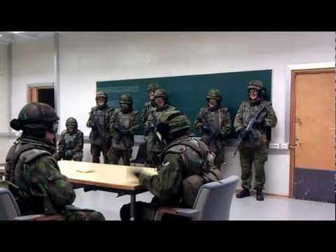 Finnish Defence Forces Using Flashbang