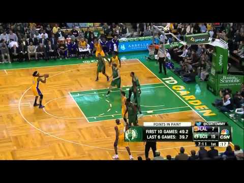 Jordan Hill Highlights Lakers vs. Celtics 12.05.2014 - 13 Pts