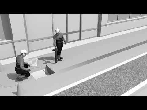 Inspecting Manhole Sonde