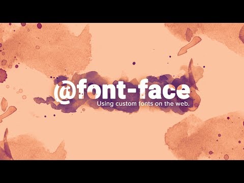 Easily Use Any Font On Any Website - @font-face Tutorial