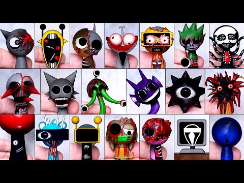 Making SPRUNKI All Phase 3 Sculptures Timelapse