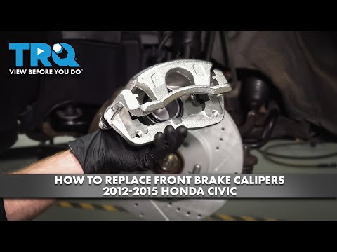 How to Replace Front Brake Calipers 2012-2015 Honda Civic