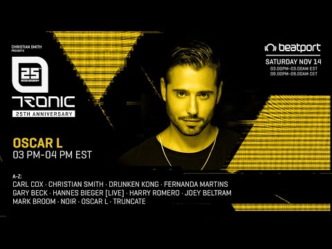 Oscar L DJ set - Tronic 25th Anniversary | @Beatport Live