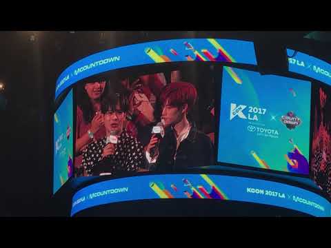 KCON LA 2017 Day 2 Special MCs - GOT7 JACKSON & MARK