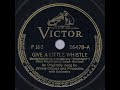 1940 Single Version Give A Little Whistle Jiminy Cricket Pinocchio