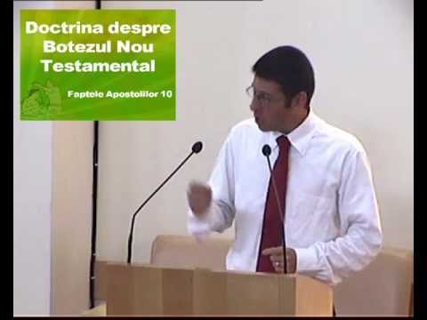 Duminica 26 August 2012 A.M.- Emanuel Tundrea  - Doctrina despre botez