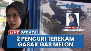 Detik-detik Aksi Tenang Dua Pencuri Gasak Gas Melon di Mini Market Maros, Santai Seperti Belanja