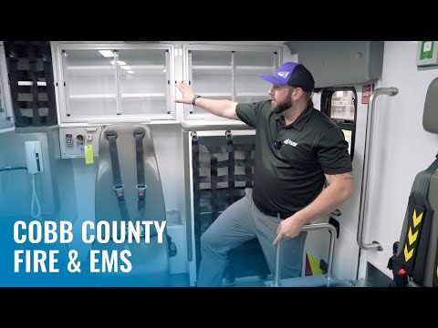 Frazer Unit Tour - Cobb County Fire & EMS | Interior & Chassis Features