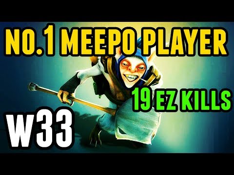 w33 Meepo Full Game - Best Meepo Player Dota 2