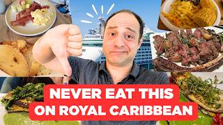 Foods to NEVER eat on a cruise!